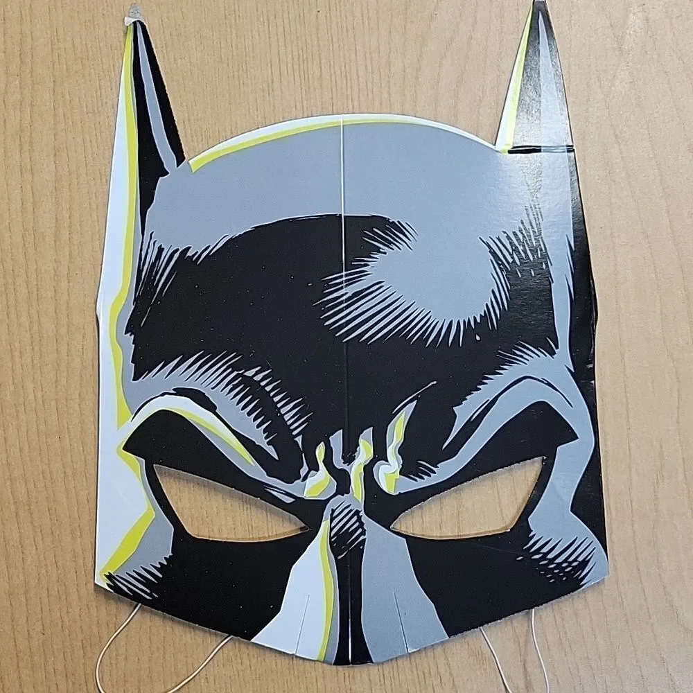 Batman My Size‎ Puzzle XL with Plush Toy - Blue and Black And Paper Mask